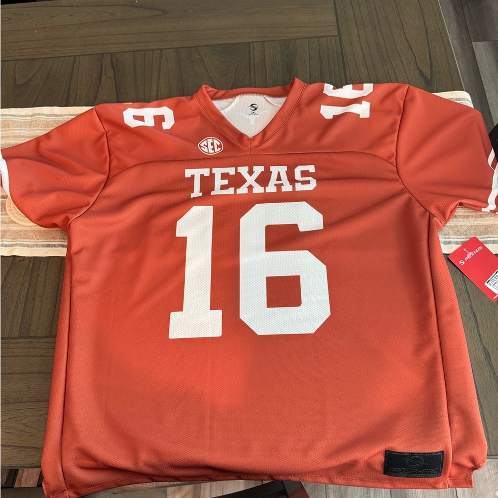 Arch Manning Texas Orange Football Jersey